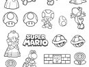 Coloriages - Mario Bros - Coloriages Gratuits À Imprimer concernant Dessin De Mario Bros