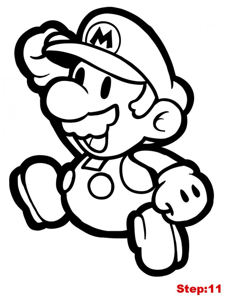 Coloriages Mario Bros (Jeux Vidéos) – Page 2 – Album De Coloriages serapportantà Dessins De Mario