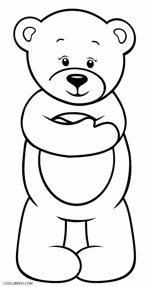 Coloriages - Nounours - Coloriages Gratuits À Imprimer avec Nounours A Imprimer 