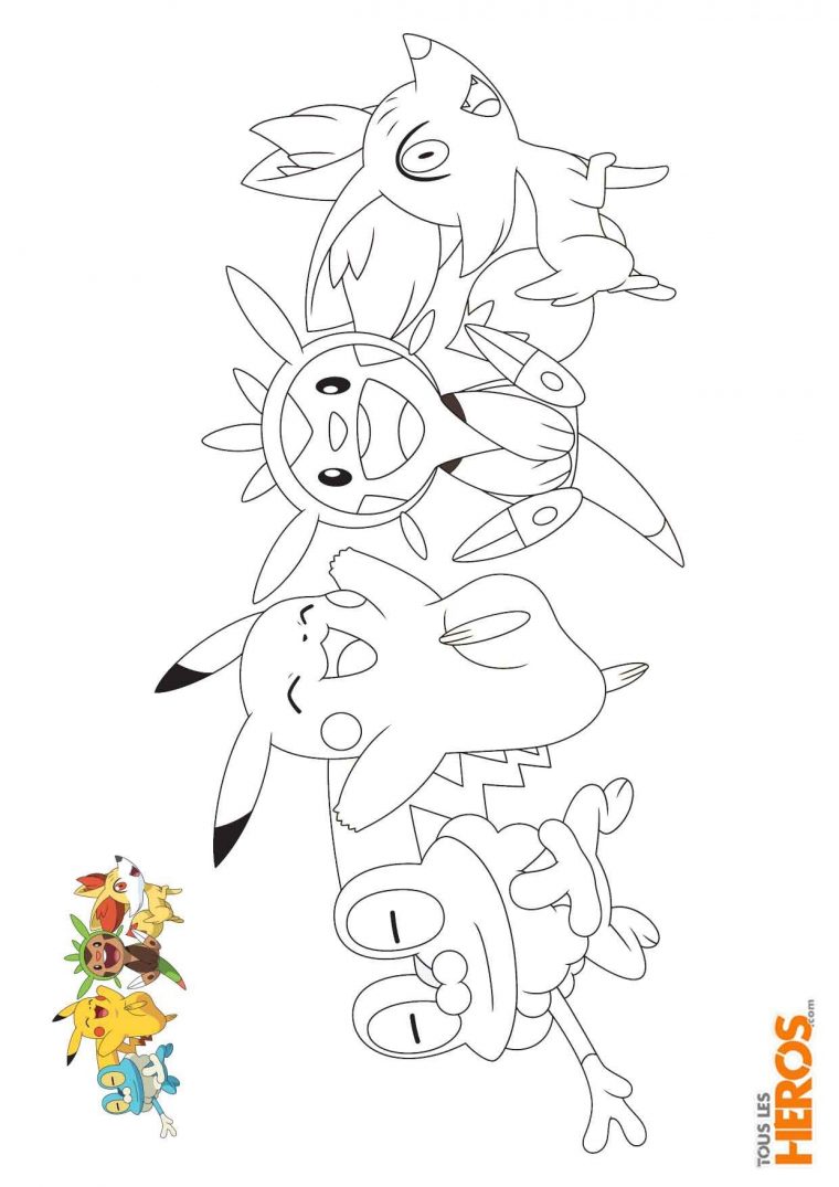 Coloriages Pokémon À Découvir Sur Le #Blog De Tlh !  Coloriage Pokemon tout Coloriage De Pokémon À Imprimer