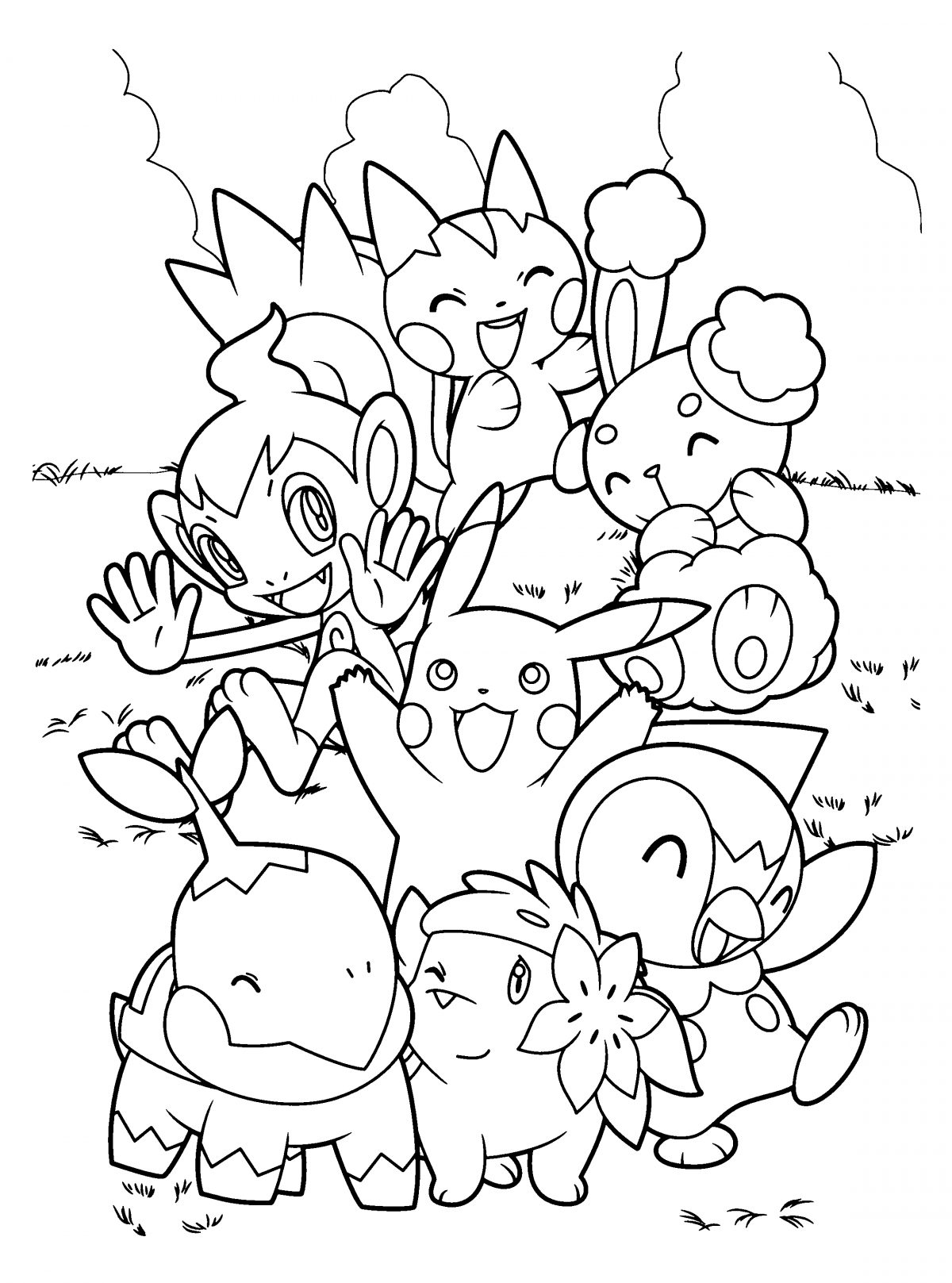 Coloriages Pokemon Go (Jeux Vidéos) - Album De Coloriages avec Jeux Gratuit Coloriage