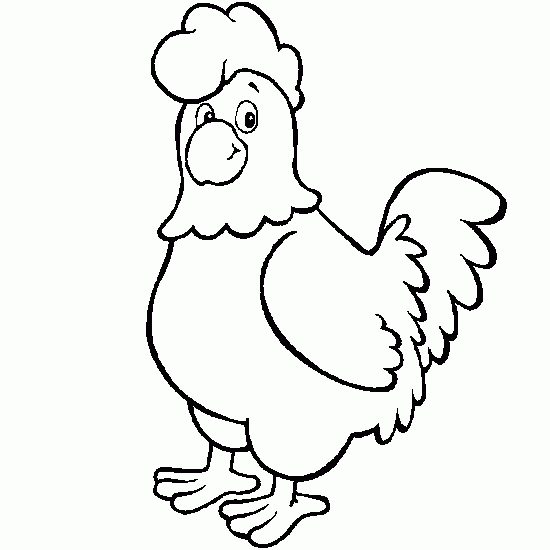 Coloriages Poule (Animaux) - Album De Coloriages avec Coloriage Poule 