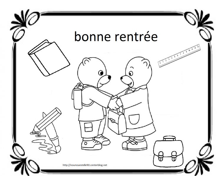 Coloriages Pour La Rentree Des Classes dedans Coloriage Classe