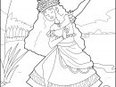 Coloriages Princesse Hawaienne - Fr.hellokids encequiconcerne Coloriage Princesse Chinoise