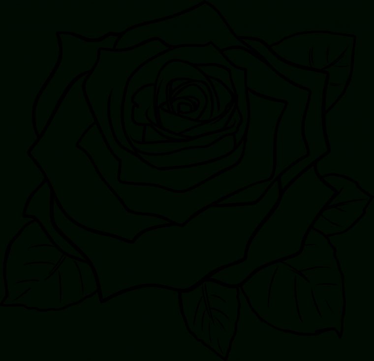 Coloriages Roses (Nature) – Album De Coloriages concernant Dessins De Roses