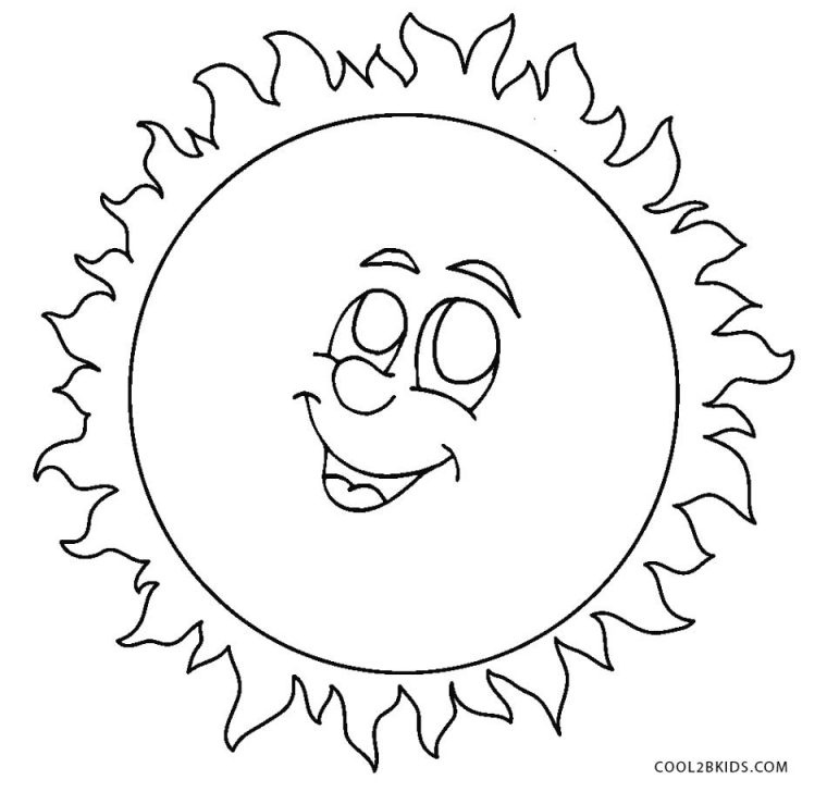 Coloriages – Soleil – Coloriages Gratuits À Imprimer destiné Soleil Coloriage