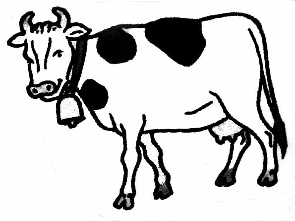 Coloriages Vache (Animaux) - Album De Coloriages destiné Coloriage Vache 