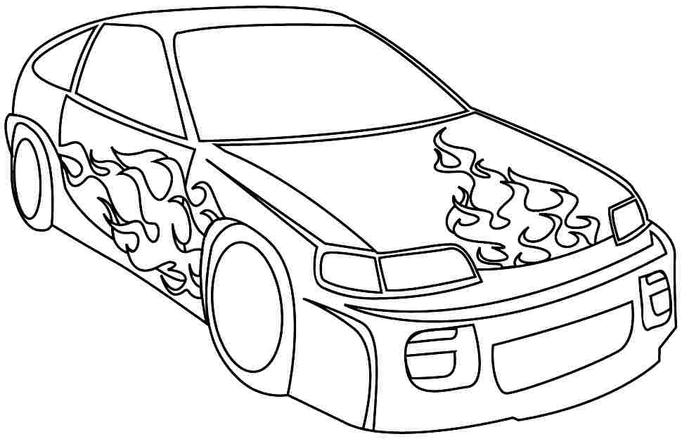 Coloriages Voiture Sport  Tuning (Transport) - Album De Coloriages dedans Coloriage De Voiture 