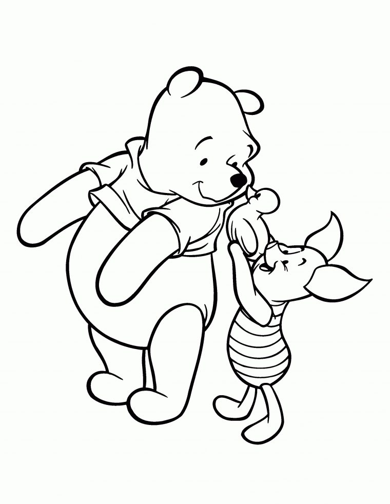 Coloriages Winnie L'Ourson : Images Et Gifs Animés Et Animations, 100% destiné Winnie L Ourson Dessin