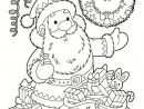Colorier Un Pere Noel  Dessin Noel A Imprimer, Coloriage Noel Gratuit destiné Image Pere Noel A Imprimer Gratuit