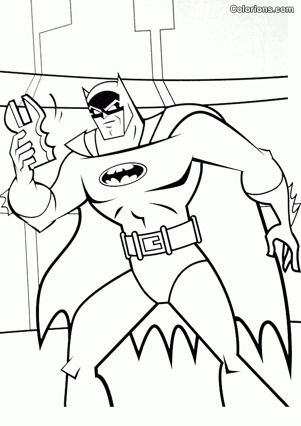 Colorions - Impression Batman avec Coloriage Batman 