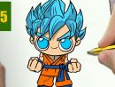 Comment Dessiner Goku Ssj Dieu Bleu Kawaii Étape Par Étape - Dessins tout Dessin De Facile