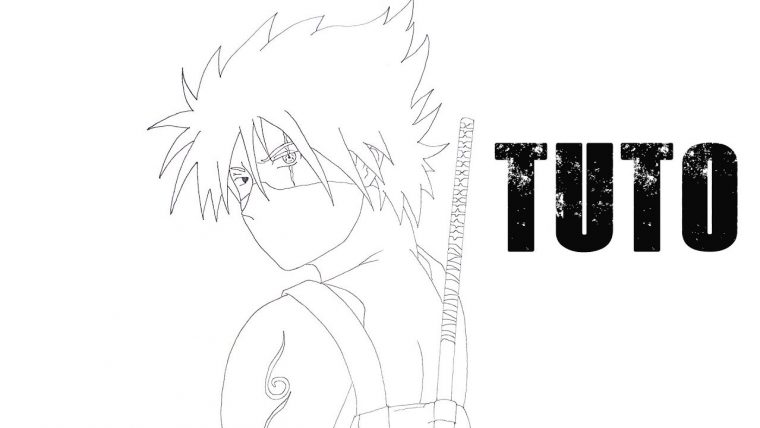 Comment Dessiner Kakashi De Naruto Part 1 Croquis ( Sketch) – encequiconcerne Comment Dessiner Naruto Facilement