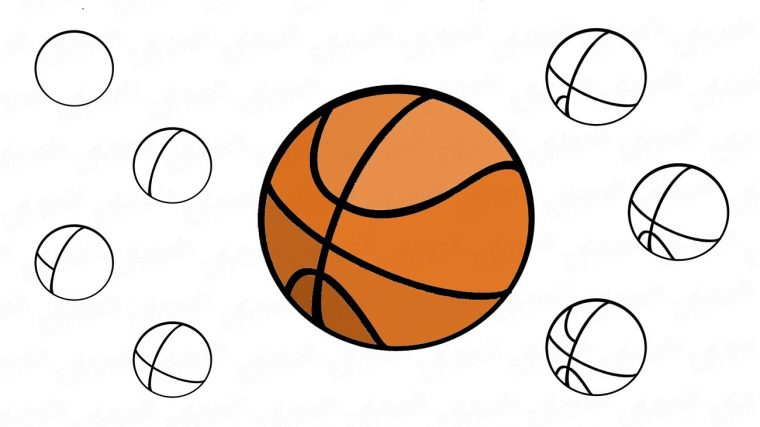 Comment Dessiner Un Ballon De Basket Avec Une Qualité Hd – Defond destiné Dessin Ballon De Basket