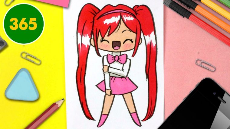 Comment Dessiner Une Fille Kawaii – Dessins Kawaii Facile – tout Dessin De Facile