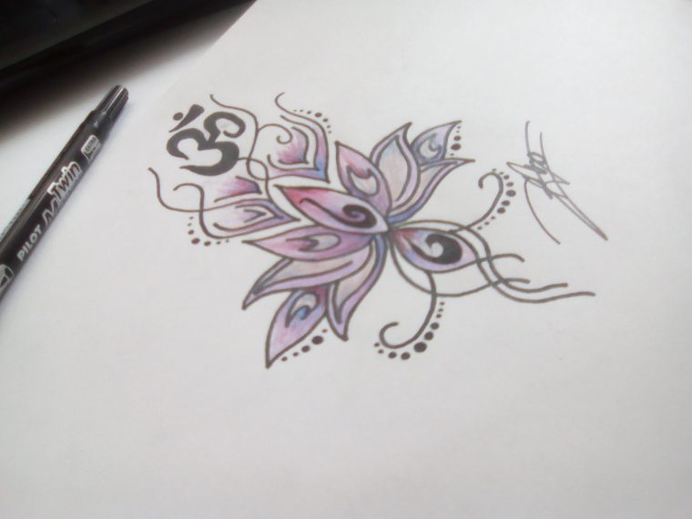 Comment Dessiner Une Fleur De Lotus à Fleur A Dessiner Facile