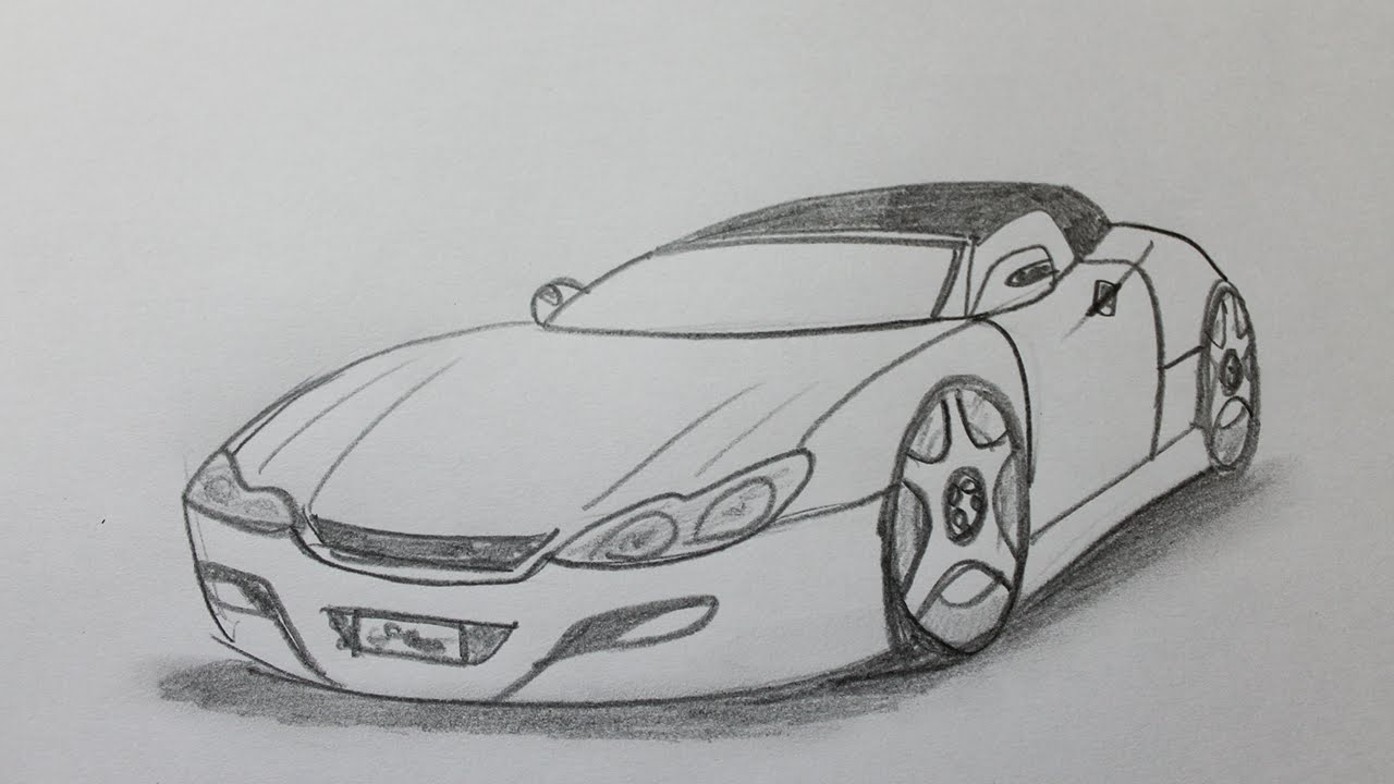 Comment Faire Une Voiture En Dessin pour Apprendre A Dessiner Une Voiture Etape Par Etape 