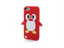 Coque Silicone Cartoon Pingouin Pour Iphone 5 Et 5S Rouge tout Jeux De Cuisine Pingouin 2