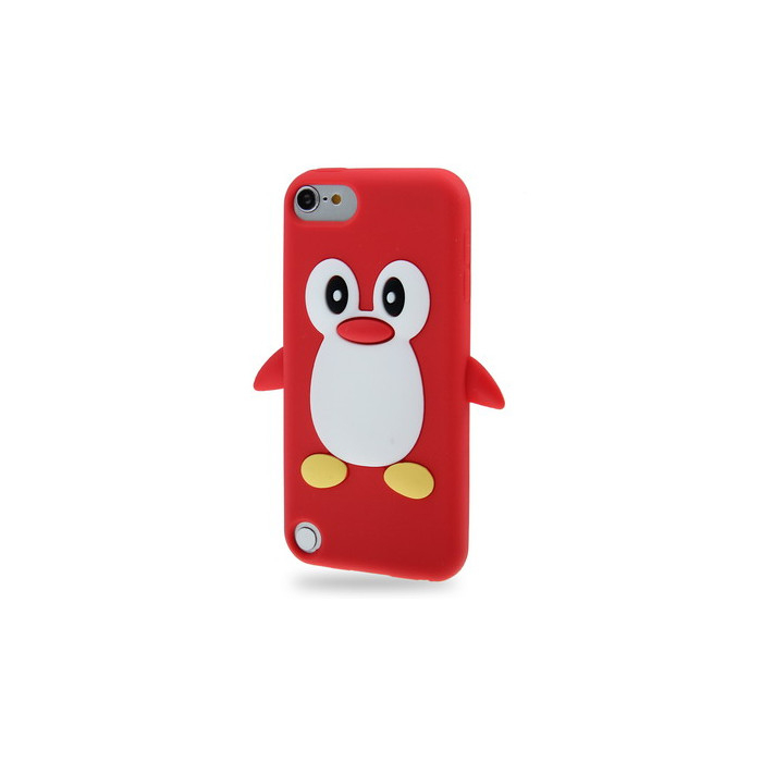 Coque Silicone Cartoon Pingouin Pour Iphone 5 Et 5S Rouge tout Jeux De Cuisine Pingouin 2 
