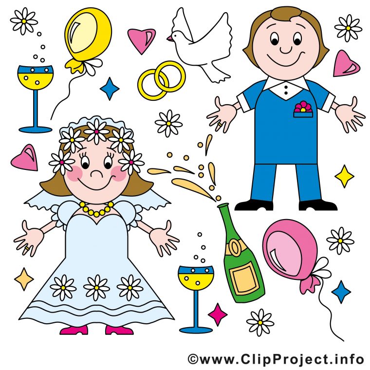 Couple Clipart – Mariage Dessins Gratuits – Mariage Dessin, Picture avec Dessins Gratuits