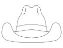 Cowboy Hat, : How To Draw Cowboy Hat Coloring Pages  Cowboy Crafts serapportantà Chapeau À Colorier