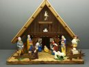 Crèche De Noël Avec 11 Figurines - Tout Fait À La Main  Ebay pour Image Crèche De Noel Gratuite