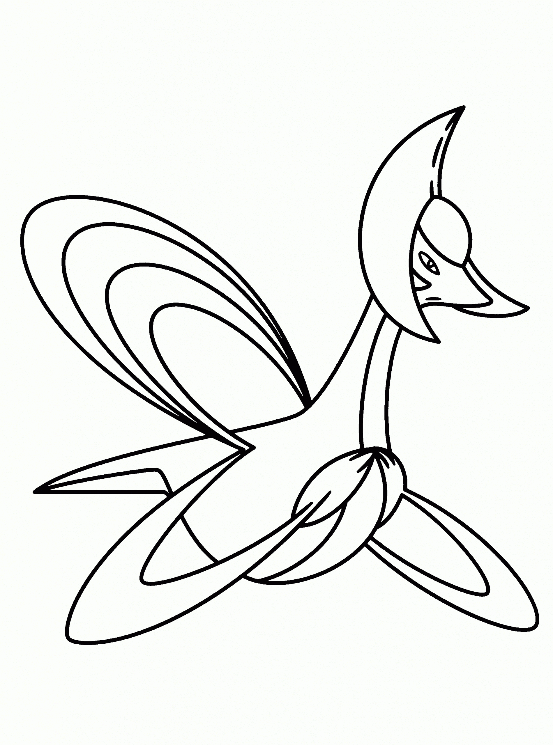 Cresselia : Coloriage Cresselia Pokemon À Imprimer Et Colorier dedans Coloriag Pokemon 