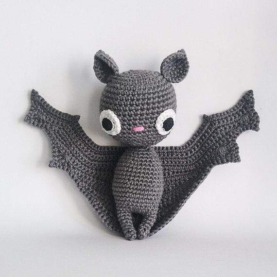 Crochet Pattern For Batilda The Bat Amigurumi - En -  Modèles De avec Patron Chauve Souris Halloween 