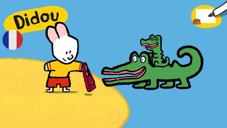 Crocodile – Didou, Dessine-Moi Un Crocodile  Dessins Animés Pour Les à Dessiner Crocodile