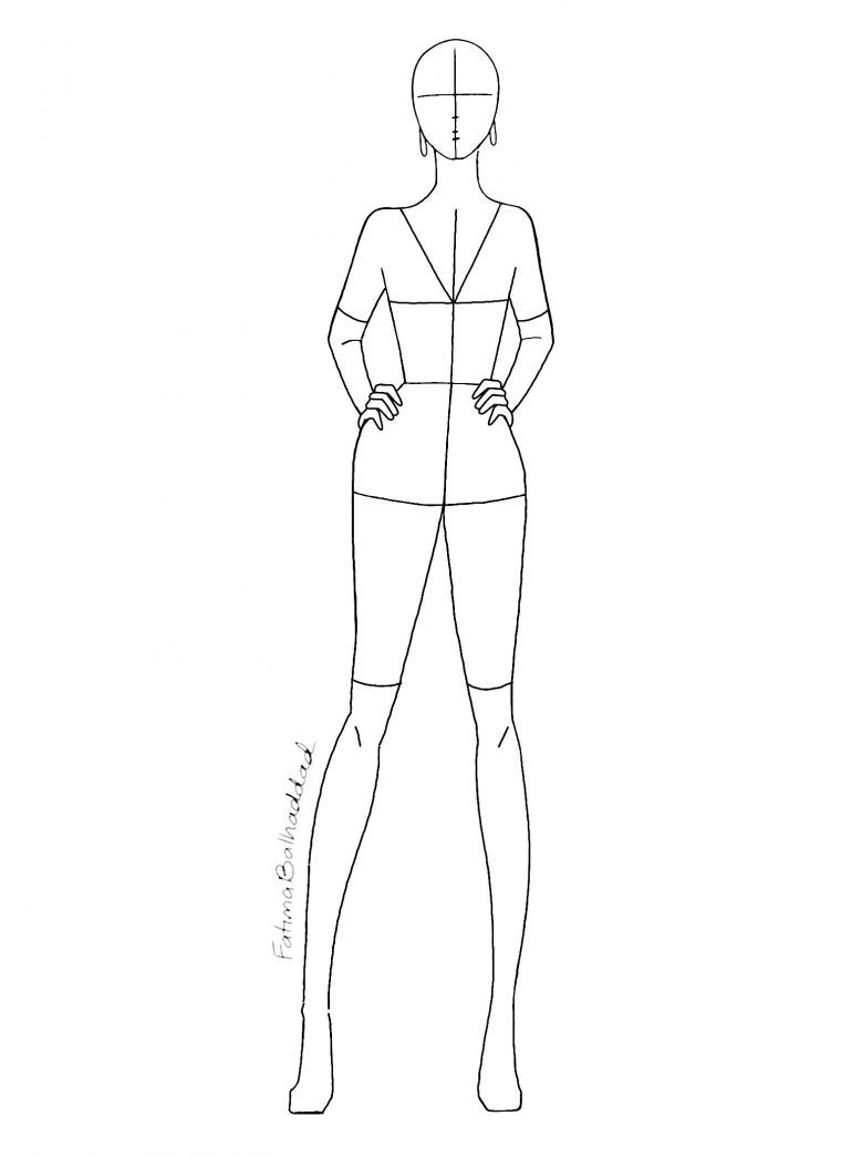 Croquis Mannequin  Dessin A Imprimer – Jolies Images 2021 avec Mannequin A Colorier