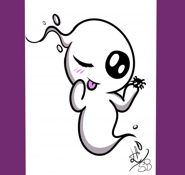 Cute Kawaii Ghost  Kawaii, Dessin, Comment Dessiner pour Dessiner Un Fantome