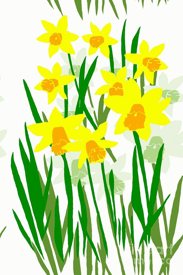 Daffodil Field Clipart 20 Free Cliparts  Download Images On Clipground concernant Dessin Jonquille 