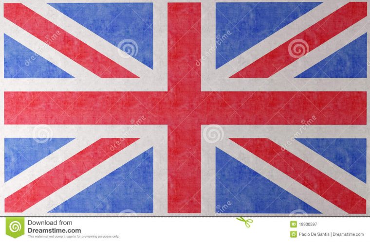 De Vlag Van Engeland Op Muur Stock Illustratie – Illustratie Bestaande à Couleur Du Drapeau De L Angleterre