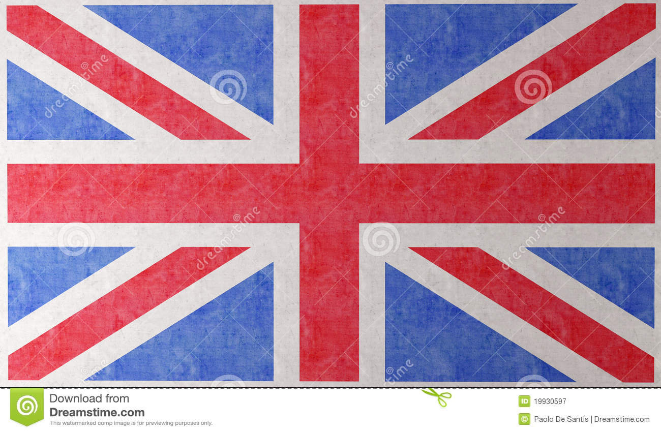 De Vlag Van Engeland Op Muur Stock Illustratie - Illustratie Bestaande à Couleur Du Drapeau De L Angleterre