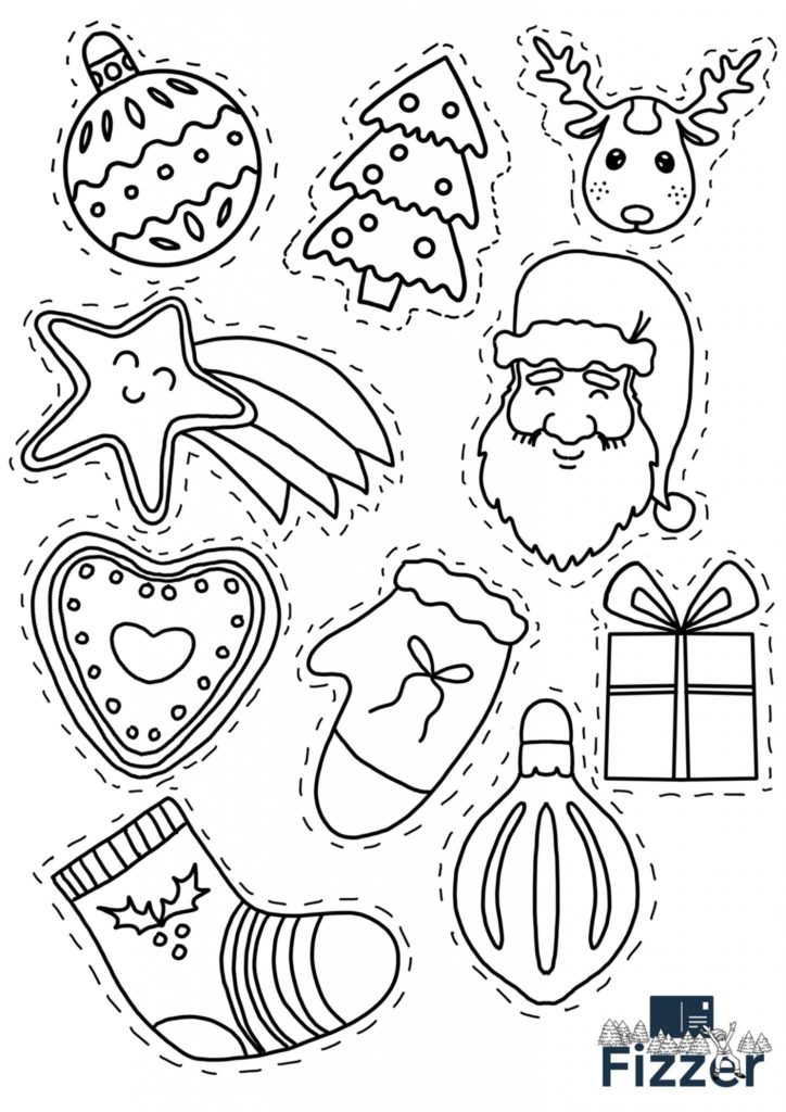 Décoration Noël Diy : Illustrations À Colorier Pour Habiller Votre encequiconcerne Dessin Pour Noel