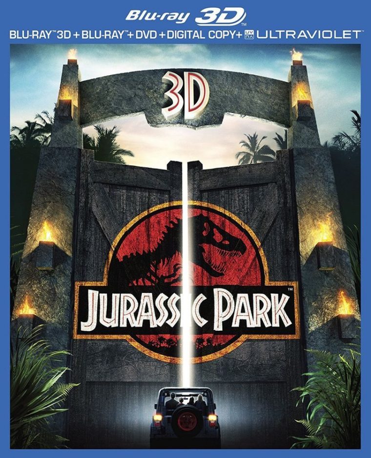 Dernier Exemplaire !!! Jurassic Park (Blu-Ray 3D + Blu-Ray + Dvd – Blu dedans Jurassic Park Affiche