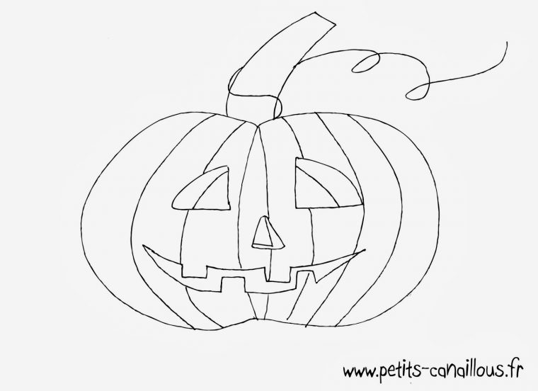 Des Coloriages Pour Halloween intérieur Citrouille Halloween Coloriage