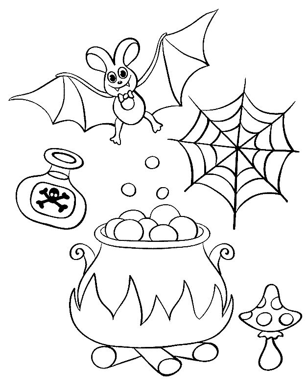 Dessin À Colorier Pour Halloween Coloriages Halloween À Imprimer à Coloriage D Halloween 