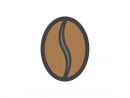 Dessin À La Main D'Un Logo Représentant Un Grain De Café — Image dedans Grain De Café Dessin