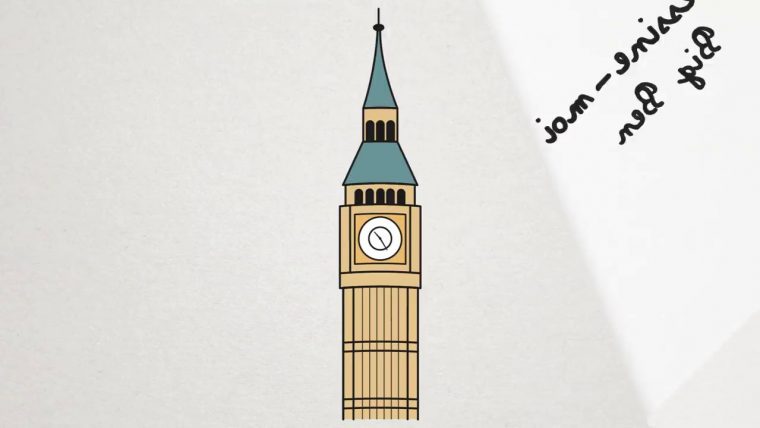 Dessin Anglais Big Ben pour Dessin De Big Ben Londres