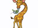 Dessin Animé Girafe Mignon  Vecteur Premium dedans Girafe Dessin