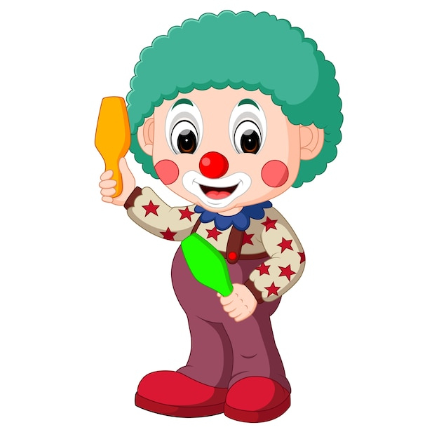 Dessin Animé Mignon De Clown  Vecteur Premium concernant Le Clown Dessin