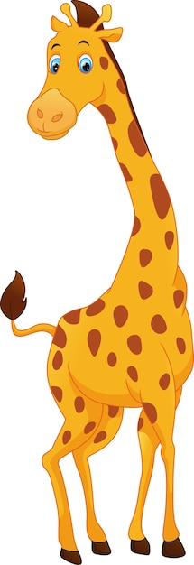 Dessin Animé Mignon De Girafe  Vecteur Premium serapportantà Girafe Dessin 