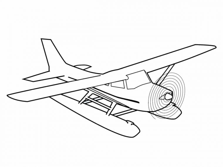 Dessin Avion – Les Dessins Et Coloriage concernant Dessin Avion Enfant