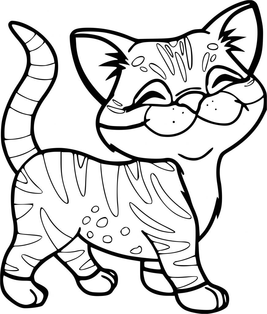 Dessin Bébé Chat Bestof Photos Coloriage De Chaton Trop Mignon A serapportantà Coloriage De Chat À Imprimer