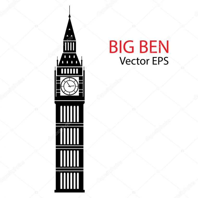 Dessin Big Ben Facile  Image Angleterre Big Ben A Imprimer concernant Dessin De Big Ben Londres