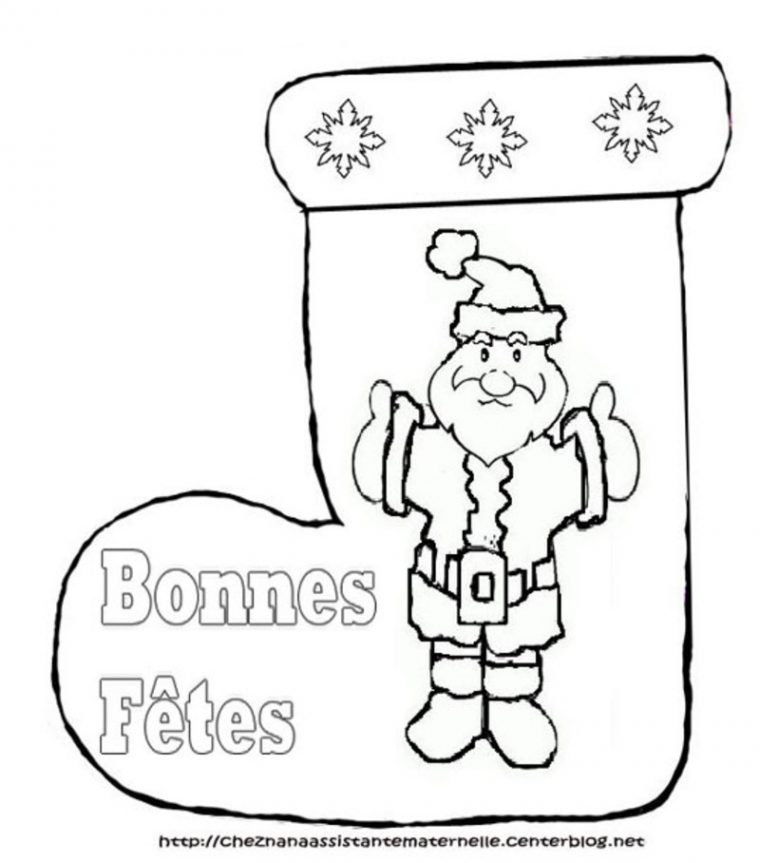 Dessin Bottes De Noel – Dessin Et Coloriage avec Bottes Coloriage