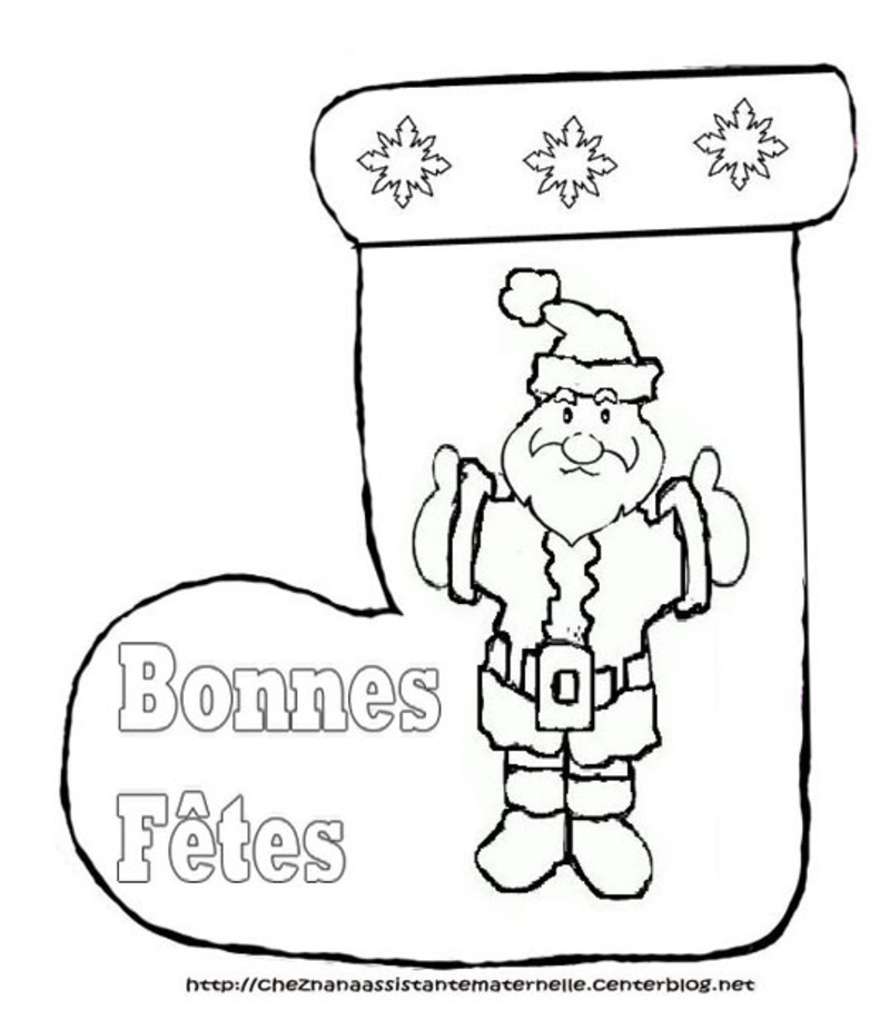 Dessin Bottes De Noel - Dessin Et Coloriage avec Bottes Coloriage 