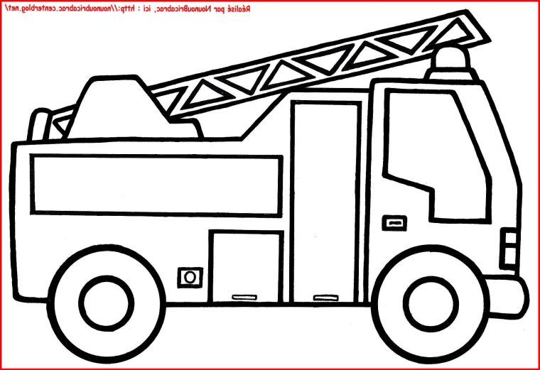 Dessin Camion De Pompier Cool Photographie Camion De Pompier À Colorier avec Dessin De Pompiers A Imprimer