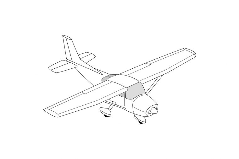 Dessin D'Avion À Colorier 2020 [Gratuit] serapportantà Avion A Colorier